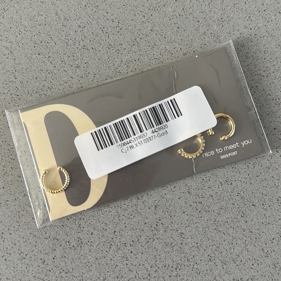 Set Of 3 Gold Ear Cuffs,Ear Cuff No Piercing - Picture 3 of 3